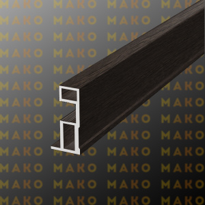 Профиль вертикальный MS163 Венге табако (A51)